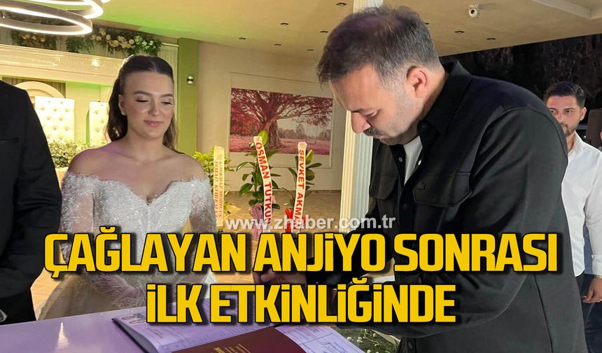 Mustafa Çağlayan Anjiyo Sonrası İlk Etkinliğinde