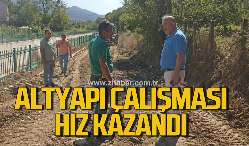 Gökçebey'de altyapı çalışmaları hız kazandı