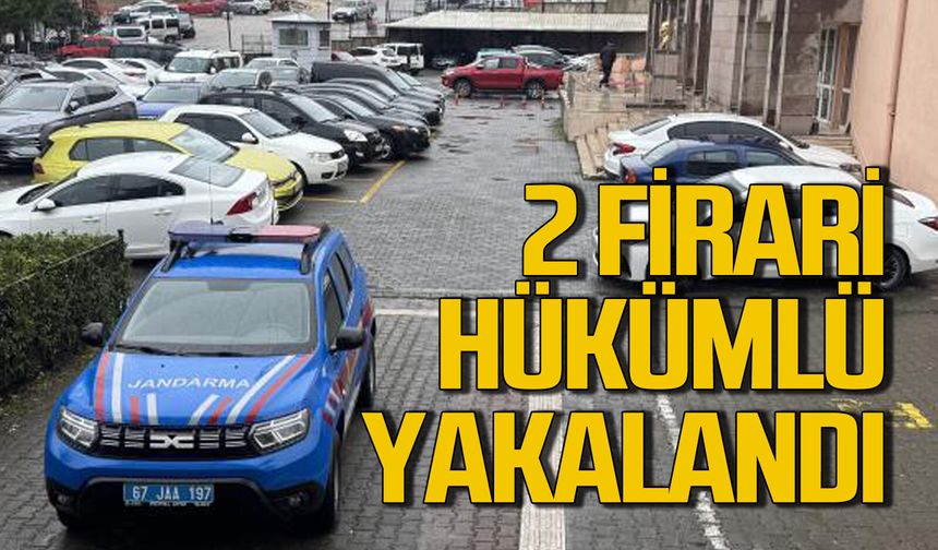 Firarilere operasyon: 2 hükümlü yakalandı