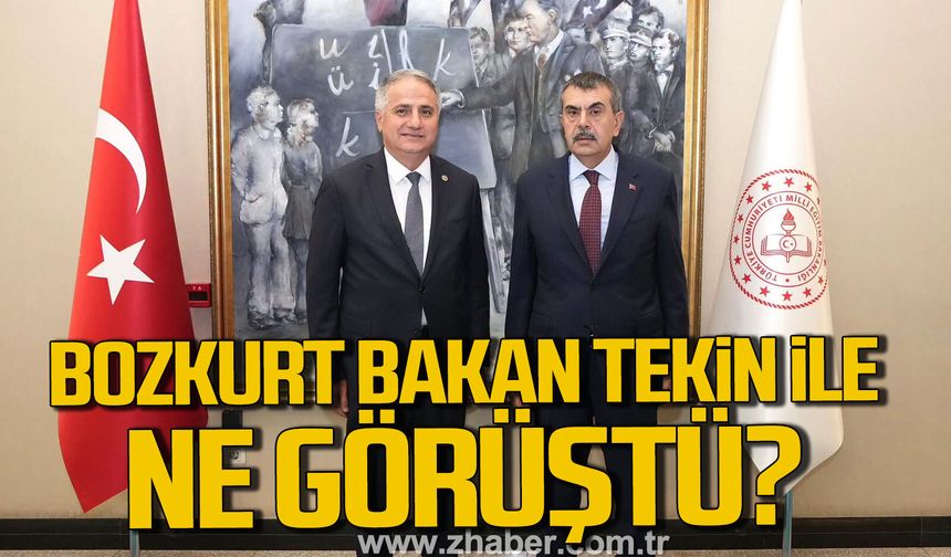 Saffet Bozkurt'tan Bakan Yusuf Tekin’e ziyaret