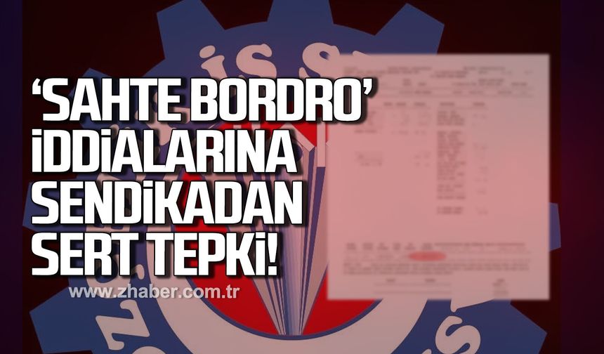 "Sahte bordro" iddialarına Özçelik-İş'ten sert tepki