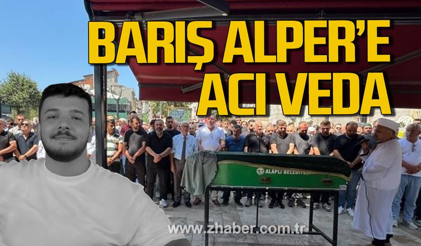 Barış Alper dualarla uğurlandı.