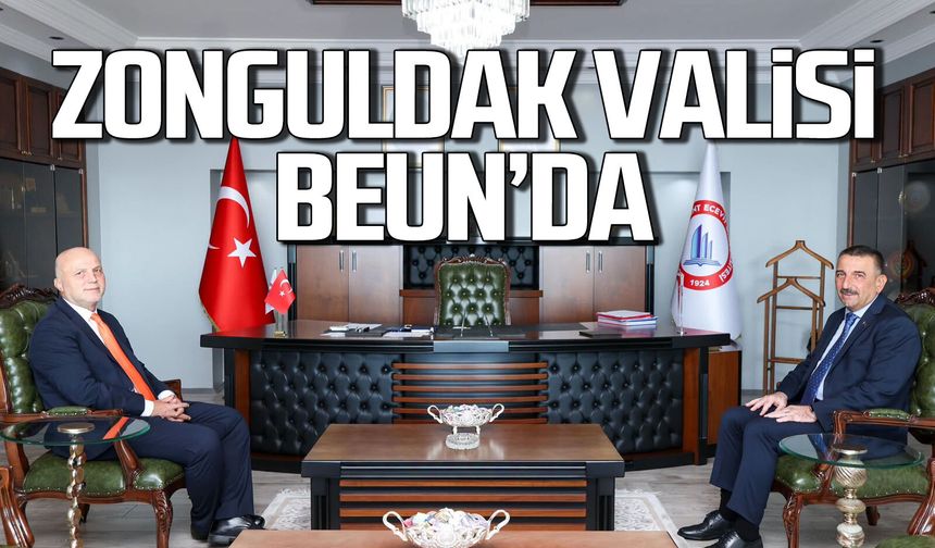 Vali Hacıbektaşoğlu’ndan Rektör Ulusoy’a Hayırlı Olsun Ziyareti