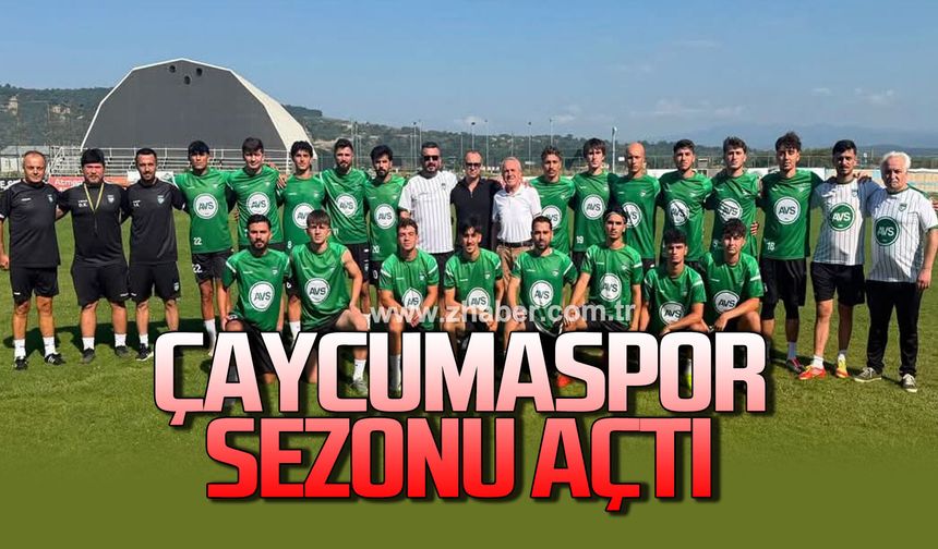 Çaycumaspor 2026-2027 Sezonu için topbaşı yaptı