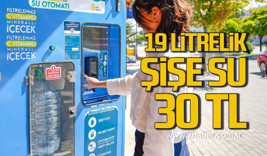 Çaycuma'da vitaminli su otomatı hizmete girdi