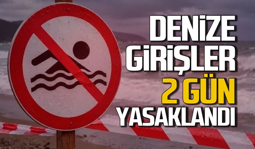 Zonguldak’ta Denize Girişlere 2 Günlük Yasak
