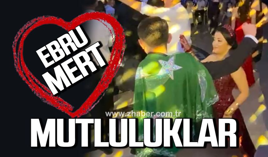 Ebru ile Mert ömür boyu ‘evet’ dedi