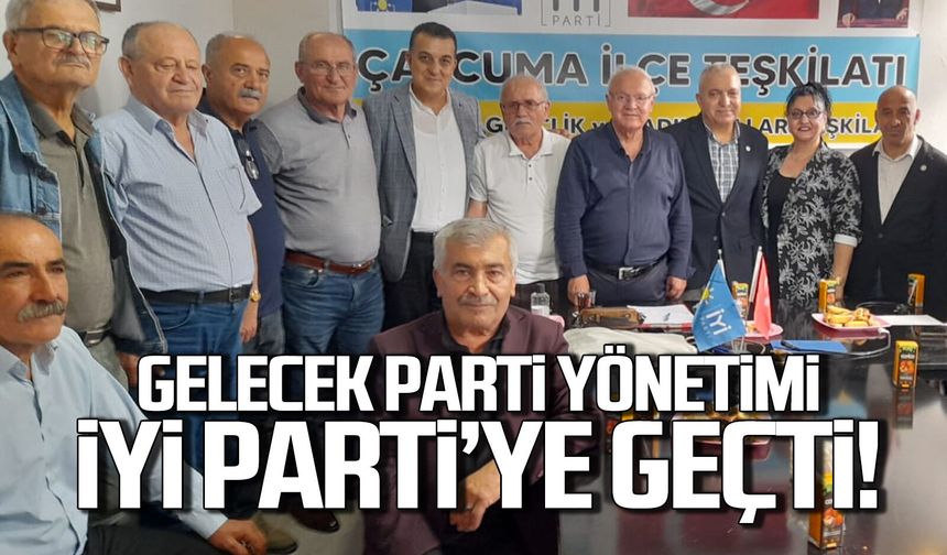 Gelecek Parti İlçe Yönetimi İYİ Parti Saflarına Geçti