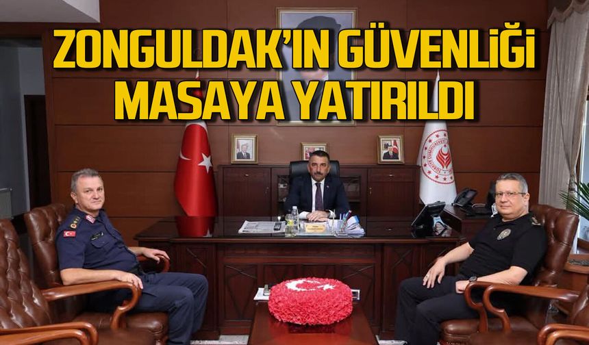 Zonguldak'ın güvenliği masaya yatırıldı