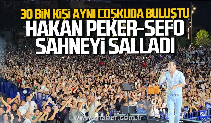 Karabük'te 30 bin kişi aynı coşkuda buluştu.