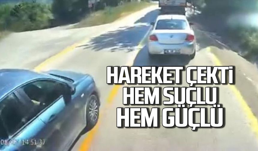 Hem hatalı solladı hem hareket çekti