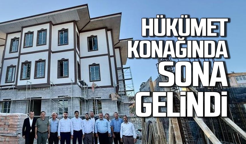 Eflani Hükümet Konağı’nda sona gelindi