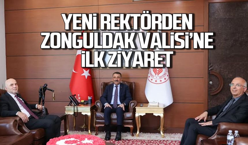 Yeni rektörden Zonguldak Valisi'ne ilk ziyaret