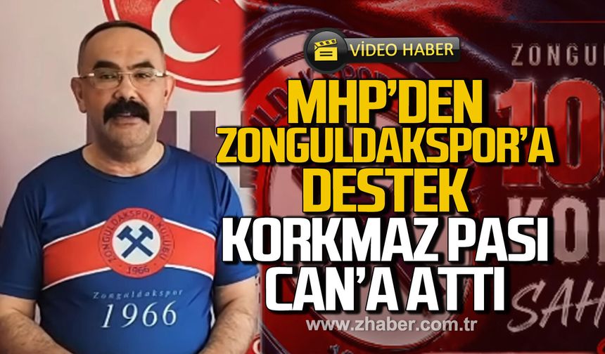 MHP'den Zonguldakspor'a destek