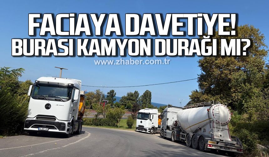 Faciaya davetiye! Burası kamyon durağı mı?
