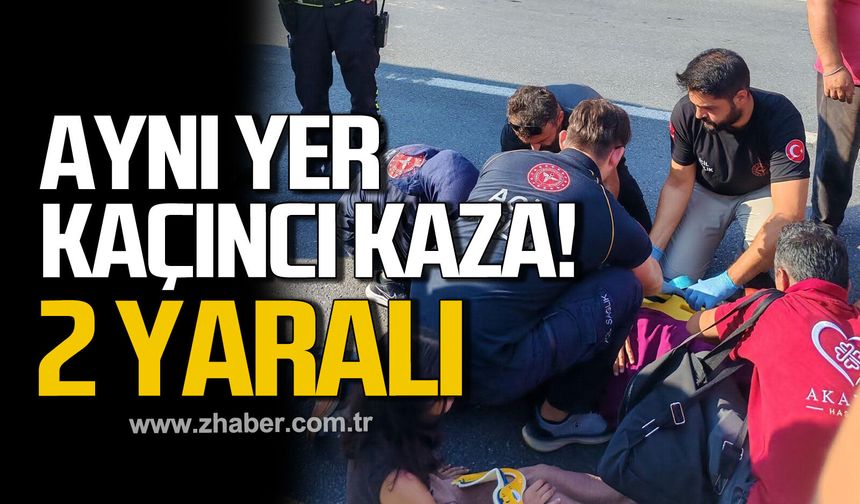 Kdz. Ereğli'de otomobilin çarptığı 2 yaya yaralandı