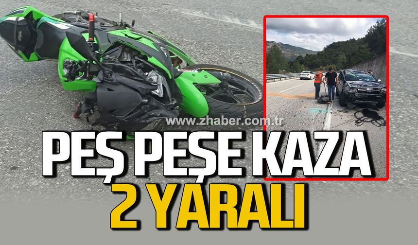 Devrek’te iki ayrı trafik kazasında 2 kişi yaralandı