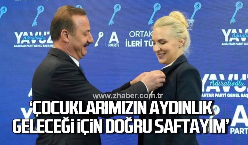 Merve Kır Müftüoğlu: Anahtar Parti’ye katılmak hayatımın eşik noktası