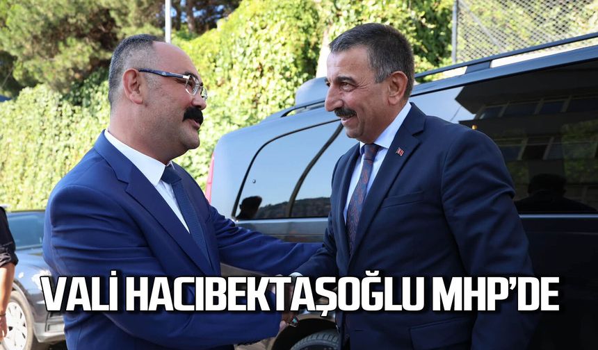 Vali Hacıbektaşoğlu’ndan MHP İl Başkanı Korkmaz’a İadeiziyaret