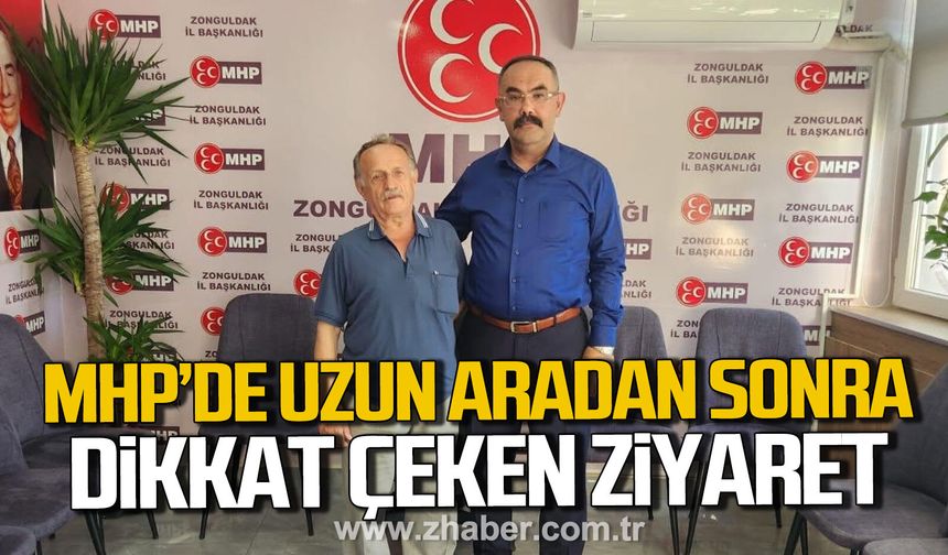MHP'de uzun aradan sonra dikkat çeken ziyaret.