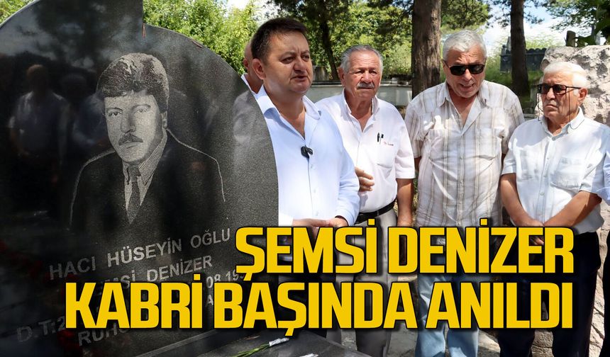 İşçi lideri Şemsi Denizer kabri başında anıldı