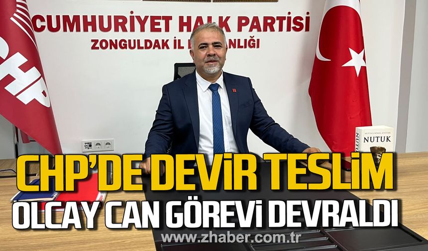 Olcay Can görevine resmen başladı.