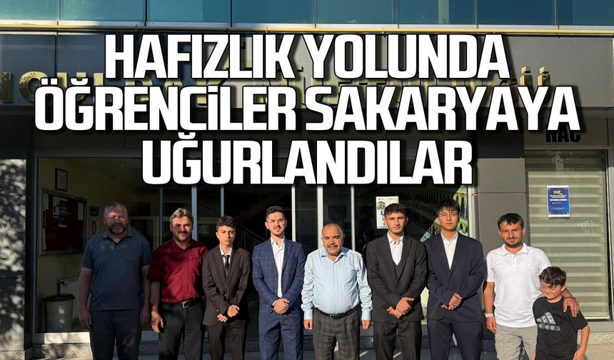 Hafızlık Tespit Sınavına Giden Öğrenciler Sakarya’ya Uğurlandı