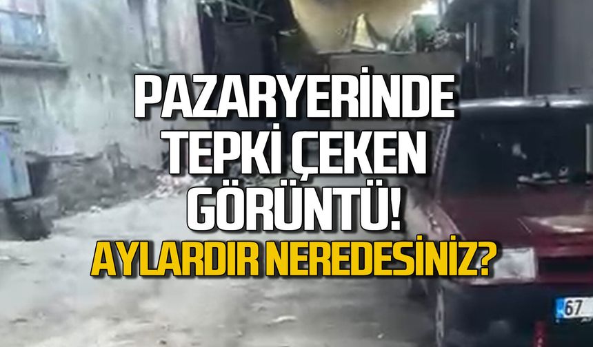 Zonguldak’ta pazar yerinde tepki çeken görüntü: “Her hafta aynı manzara”