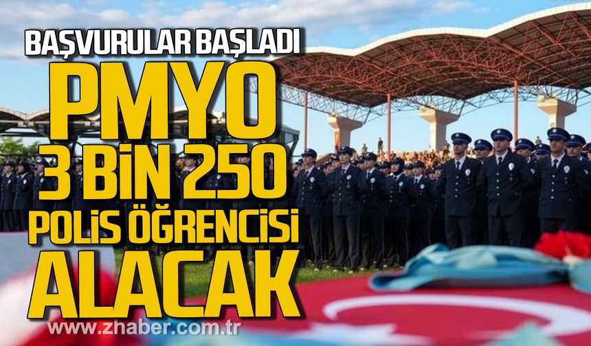 Polis Akademisi Başkanlığı 3 bin 250 polis öğrencisi alacak.