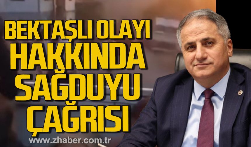 Saffet Bozkurt'tan Bektaşlı hakkında sağduyu çağrısı.