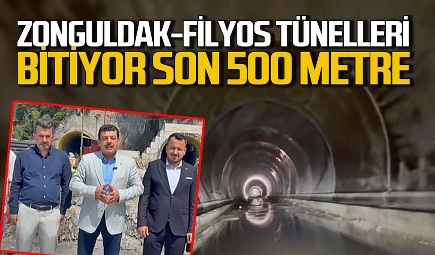 Zonguldak-Filyos tünellerinde son aşamaya gelindi