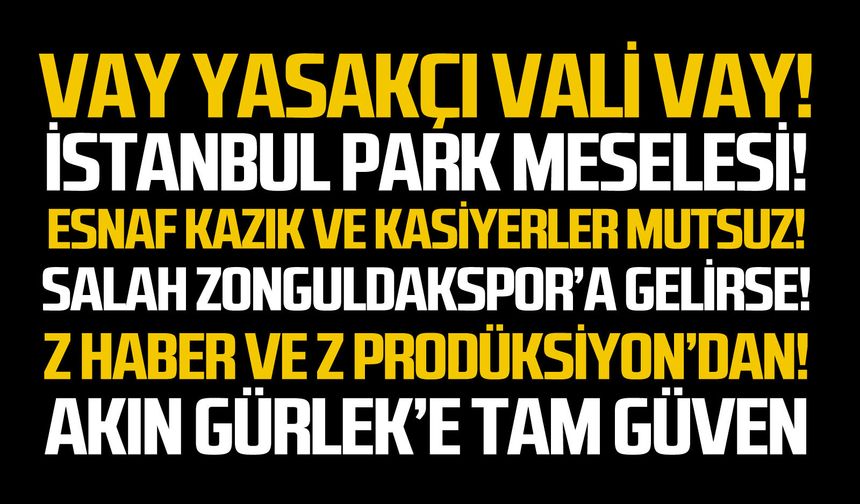 Vay yasakçı Vali vay!