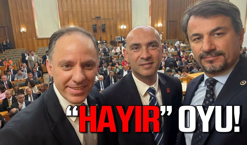 Deniz Yavuzyılmaz ve Eylem Ertuğrul’dan “hayır” oyu