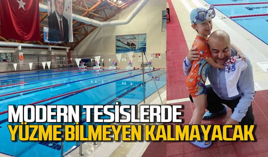 Kilimli'de modern tesislerde yüzme bilmeyen genç kalmayacak