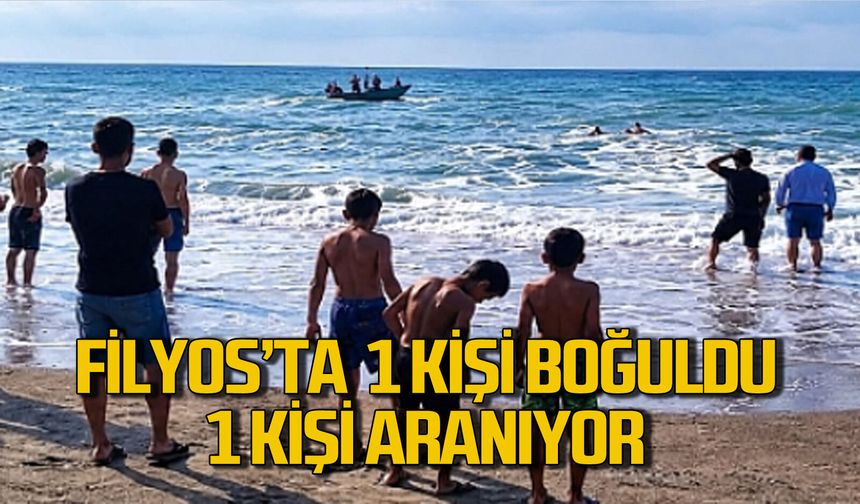 Filyos’ta 2 kişiyi dalgalar yuttu: 1 kişi hayatını kaybetti 1 kişi aranıyor