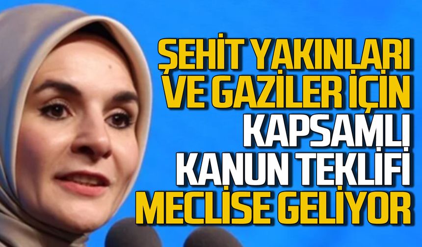 Şehit yakınları ve gaziler için kapsamlı kanun teklifi Meclis'e geliyor