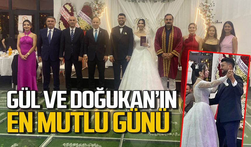 Gül ve Doğukan’ın en mutlu en özel günü