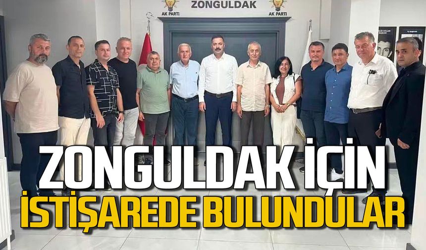 Zonguldak için istişarelerde bulundular: Başkanlar AK Parti'de