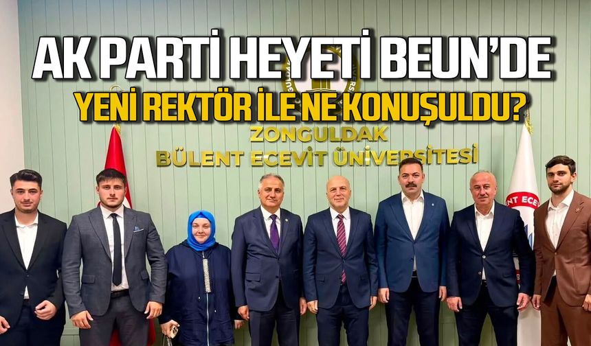 AK Parti heyetinden Rektör Ulusoy’a hayırlı olsun ziyareti