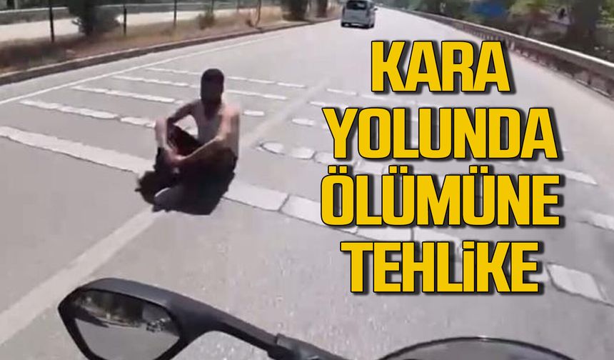 Kara yolunda ölümüne tehlike