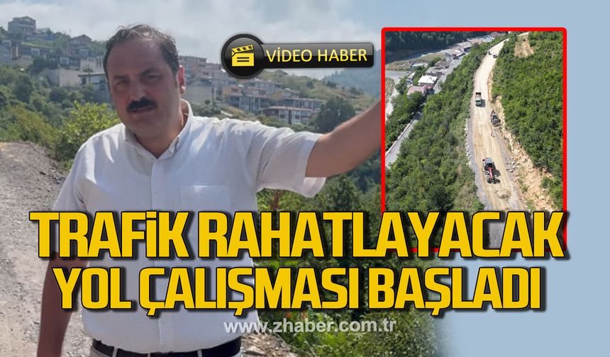 Kozlu’da ulaşım rahatlayacak: Alternatif yol çalışması başladı