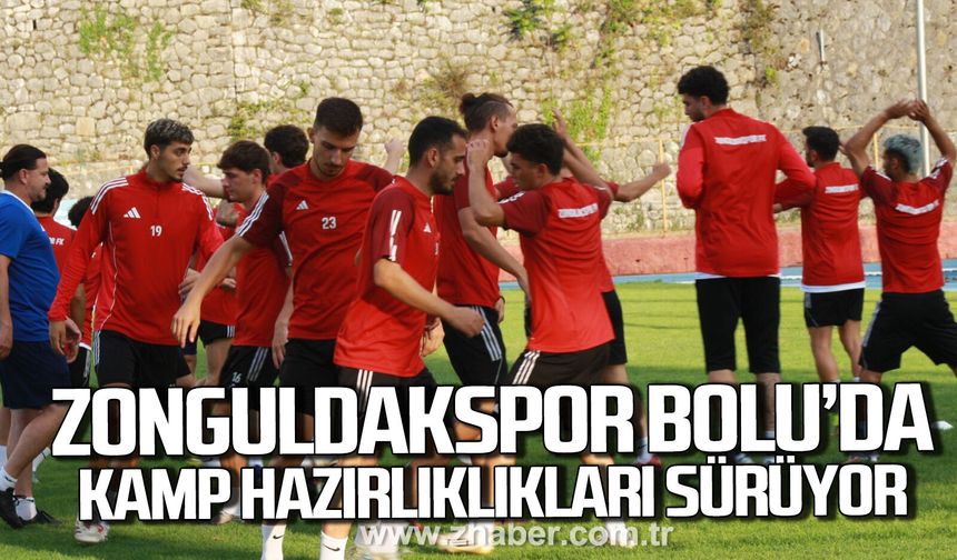 Zonguldakspor ikinci etap kampı için Bolu'ya gitti