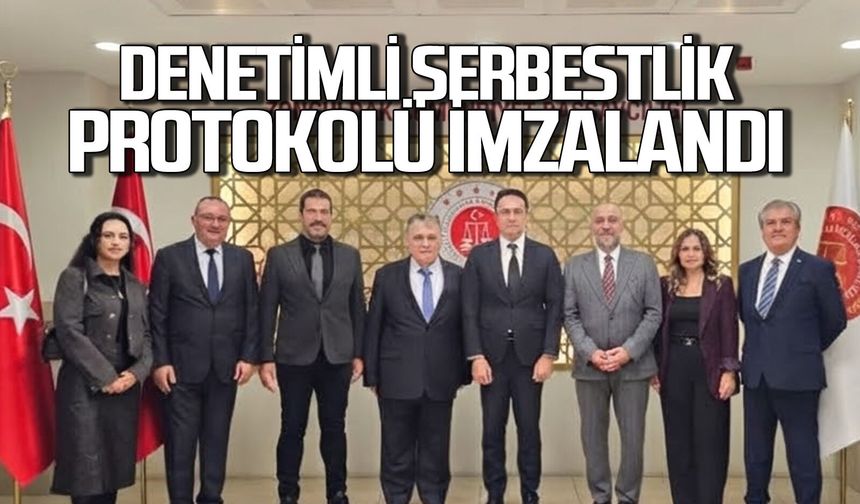 Zonguldak iş dünyası denetimli serbestlik protokolü imzaladı