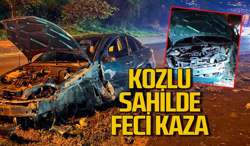 Kozlu sahilinde feci kaza: Yaralılar var!