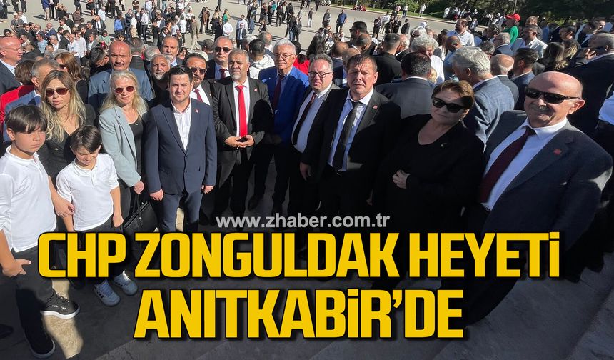 CHP Zonguldak heyeti Anıtkabir'de