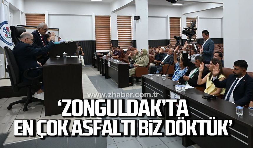 Posbıyık: Zonguldak’ta En Çok Asfaltı Biz Döktük