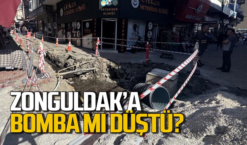 Zonguldak'ta bomba mı düştü? Esnaf ve vatandaştan büyük tepki