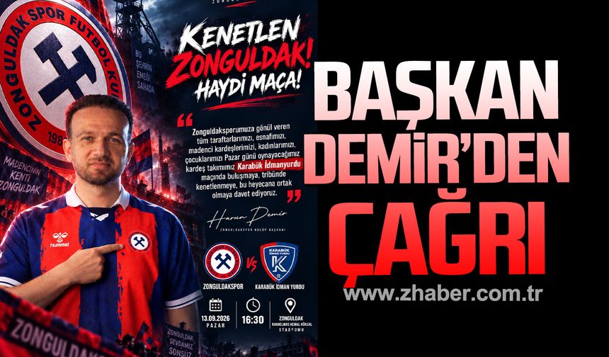 Harun Demir’den Taraftara Çağrı. "Tribünde kenetlenelim"