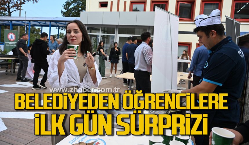Kdz. Ereğli Belediyesi'nden üniversitelilere sıcak çorba ikramı