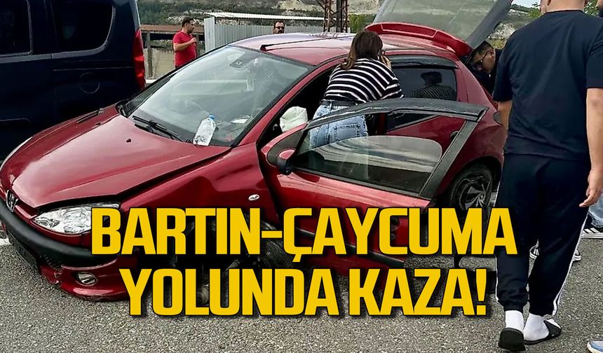 Bartın-Çaycuma yolunda kaza